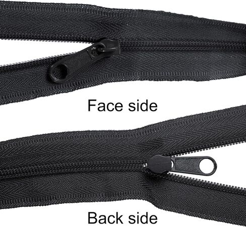 uxcell #3 10 Yards Nylon Coil Zippers, Bulk Coil Zipper by The Yards with 20 Pcs Zippers Sliders and Ruler for DIY Tailor Sewing Craft Bag Clothes, Navy Blue in Saudi Arabia