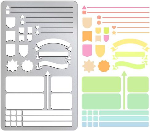 UniCraftale Journal Metalic Stencils Wood Burning Week Stencils Stails Stainsal Veter in Kuwait