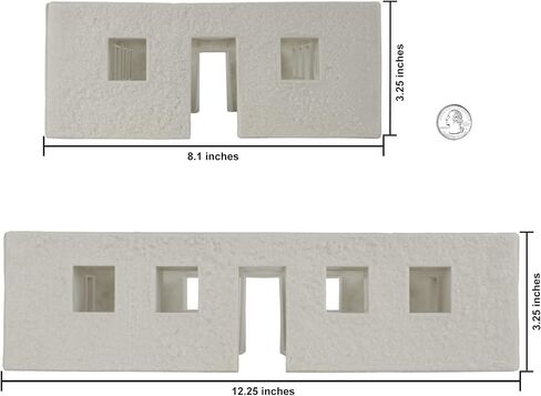 BMC WW2 Bunker Walls - Tan Plastic Army Men Playset Accessory Building in Saudi Arabia