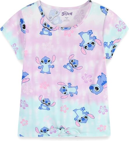 Disney Minnie and Mickey Girls Tank Top, T-Shirt, Short, Legging and Scrunchie Set for Toddler and Little Kids in Saudi Arabia