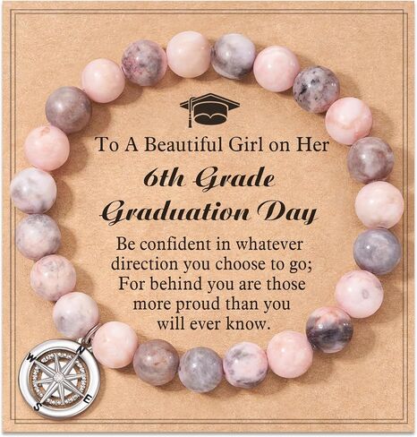 Shonyin Graduation Gifts for Her 2024, Compass Bracelet 5th 8th 6th College Law Middle High School Master Degree Nurse Phd Graduation Jewelry Gifts for Girls Daughter Best Friend in Kuwait