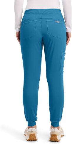 Med Couture Touch Women's Scrub Pant Yoga Jogger with 5 Pockets & Drawstring Waistband - MC7710 in Kuwait