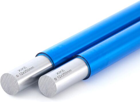 XiKe 1PC 12mm x 150mm Steel Rod Case Hardened Chrome Plated Linear Motion Rods Linear Rail Rod Shaft - Metric H8 Tolerance in Kuwait