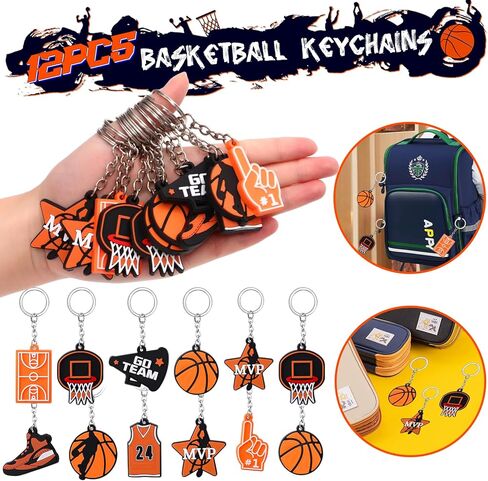 12 Set Basketball Party Favors Sports Birthday Supplies Drawstring Backpack Tattoo Sticker Toy Team Gift Adult Goodie Bag Stuffers Basketball Themed Party Favors in Saudi Arabia
