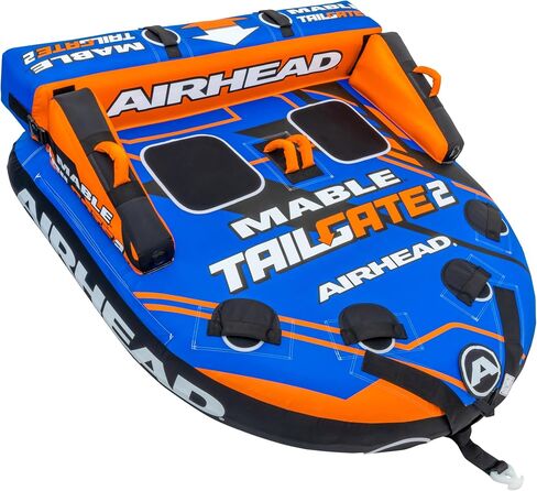Airhead Mable Inflatable Towable Tube, 1-4 Rider Models, Dual Tow Points, Full Nylon Cover, EVA Foam Pads, Patented Speed Valve, Boat Tubes and Towables in Saudi Arabia