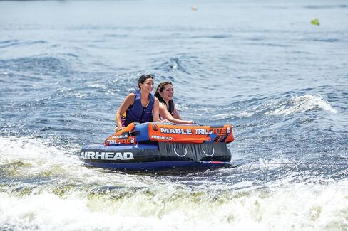 Airhead Mable Inflatable Towable Tube, 1-4 Rider Models, Dual Tow Points, Full Nylon Cover, EVA Foam Pads, Patented Speed Valve, Boat Tubes and Towables in Saudi Arabia