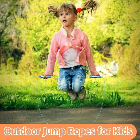 30 Pcs Kids Jump Rope,Colorful Jump Ropes for Kids,7.2 Feet Plastic Jump Ropes,Adjustable Skipping Rope,Jumping Ropes for Party Favors,Birthday Gifts,Indoor Outdoor Activity in Kuwait