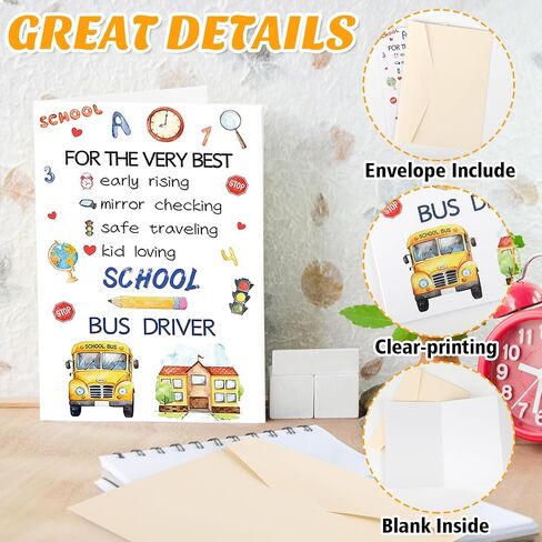 Teacher Appreciation Cards 6 Pack Writing Teacher Thank You Cards Teacher Appreciation Week Greeting Cards with Envelopes and Stickers. (Teacher) in Saudi Arabia