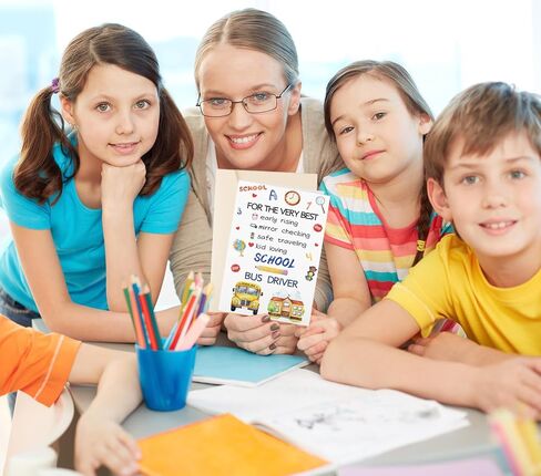 Teacher Appreciation Cards 6 Pack Writing Teacher Thank You Cards Teacher Appreciation Week Greeting Cards with Envelopes and Stickers. (Teacher) in Saudi Arabia