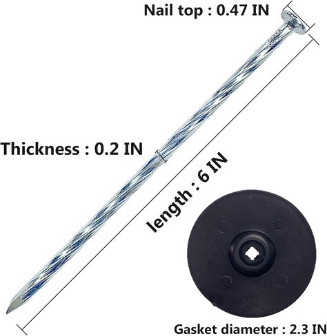Metal Landscape Stakes 12 in Landscape Timber Spikes, Metal Landscape Spikes for Ground,Suitable for Lumber, Tents, Paver Edges, Weed Barrier,Home Construction Etc. (15 PC) in Saudi Arabia