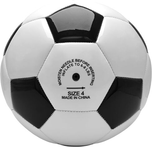 Classic Black and White Soccer Ball Size 3 for boy and Girl Play or Training Indoor Outdoor Balls in Saudi Arabia