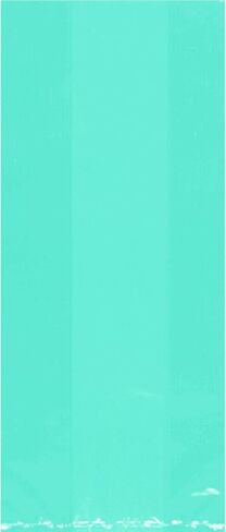 Amscan Black Small Cello Party Bags, 9 1/2'H x 4'W x 2 1/4'D, Pack Of 25 in Kuwait