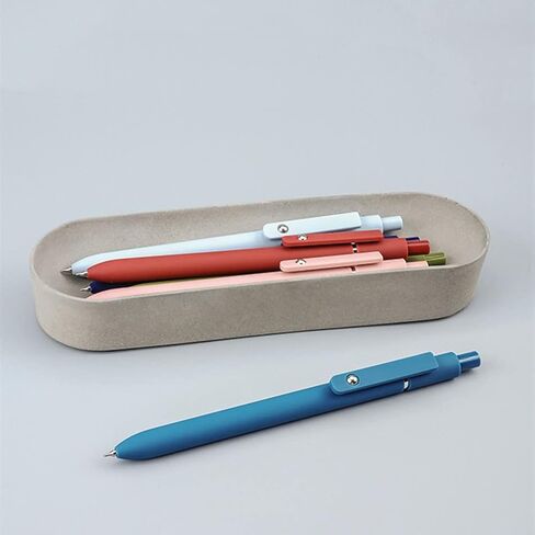 Smooth Writing Pens Retractable Quick Dry Gel Ink Pens Fine Point 0.5mm Black Ink Gel Pens for Office School 5pcs Vintage Pens in Saudi Arabia