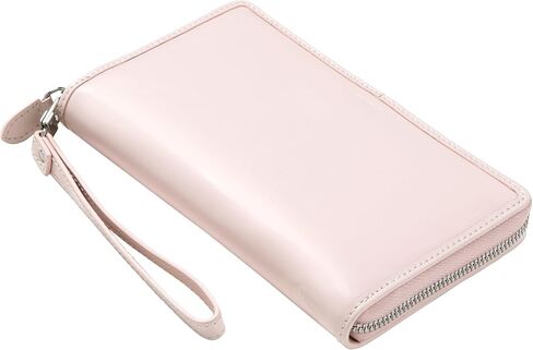Filofax Malden Zip Organizer, Personal Compact Size, Pink - Tactile, Full-Grain Buffalo Leather, Six Rings, Cotton Cream Week-to-View Calendar Diary, Multilingual, 2025 (C022631-25) in Saudi Arabia