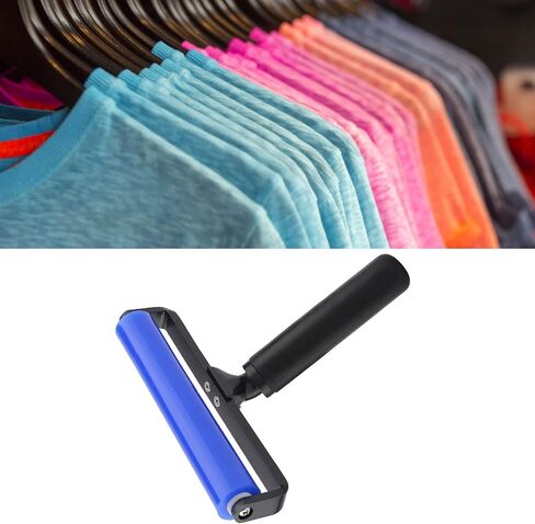 Dust Removal Roller, Reusable Sticky Silicone Roller Screen Film Roller Manual Roller Anti Static Cleaner Tool for Clothes Pet Hairs Carseats (12 Inch (28x18x20cm) in Saudi Arabia