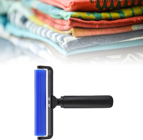 Dust Removal Roller, Reusable Sticky Silicone Roller Screen Film Roller Manual Roller Anti Static Cleaner Tool for Clothes Pet Hairs Carseats (12 Inch (28x18x20cm) in Saudi Arabia