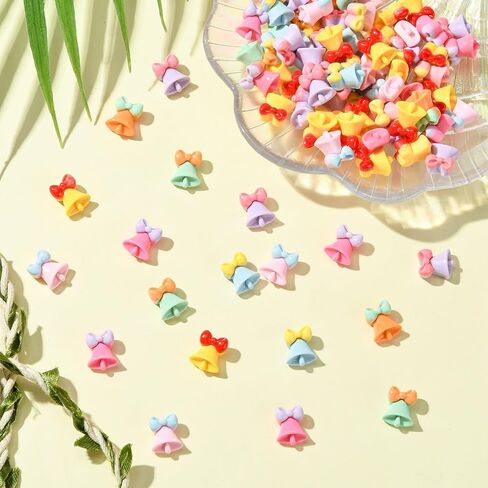 LiQunSweet 100 Pcs Resin Flatback Ocean Beads Cabochons Mermaid Cat Octopus Dolphin Decoden Beads for Craft Scrapbooking Embellishment in Saudi Arabia