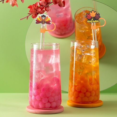 6Pcs Skull Straw Topper Skull Halloween Straw Covers Cap for Stanley Cup,Halloween Straw Toppers 10mm Drinking Straw Tip Covers Stanley Cup Accessories for Halloween Christmas Gifts in Kuwait