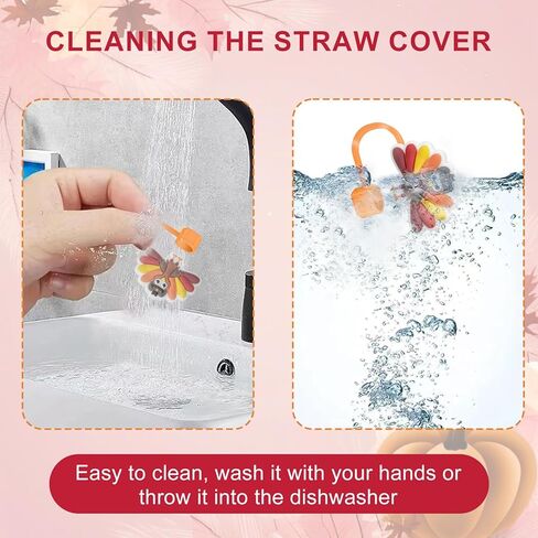 6Pcs Skull Straw Topper Skull Halloween Straw Covers Cap for Stanley Cup,Halloween Straw Toppers 10mm Drinking Straw Tip Covers Stanley Cup Accessories for Halloween Christmas Gifts in Kuwait