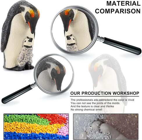 Mini Arctic Animal Toys Set 15Pcs Polar Animal Figurines Winter Bear Penguin Turtle Cake Toppers Education Toy Gifts for Boys and Girls in Saudi Arabia