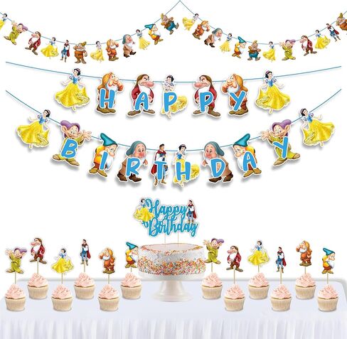 Shrk Theme Birthday Party Supplies – Birthday Decorations Shrk Banner, Cake Toppers, Garland, shrk Party Set in Kuwait