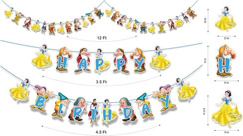 Shrk Theme Birthday Party Supplies – Birthday Decorations Shrk Banner, Cake Toppers, Garland, shrk Party Set in Kuwait