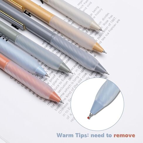 Gel Als 0.5mm Point Pens Black Ink Writing Critte Crite Retractable Pen للمكتب ، اللوازم المدرسية ، 12 دورة (مقطع ذهبي) in Saudi Arabia