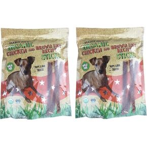 2 PKGS. Trader Joe's Organic Chicken & Brown Rice Sticks Free Free .... 5 Oz Bag x 2