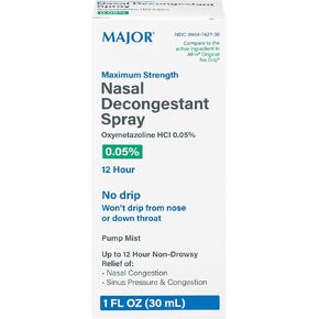 Nasal Decongestant Pump Mist Spray 12hr Oxymetazoline HCL 0.05% 30ml (6) in Kuwait