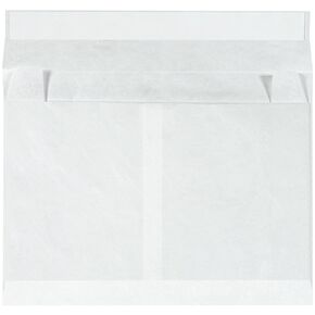 Box USA BTYE12164WS TYVEK قابلة للتوسعة ، 12 "× 16" × 4 "، أبيض (حزمة 50)