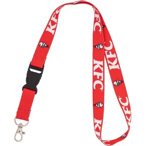 Desert Cactus KFC Lanyard Kentucky Fried Chicken Car Keys ID Badge Holder Keychain Detachable Breakaway Snap Buckle (Lanyard A)