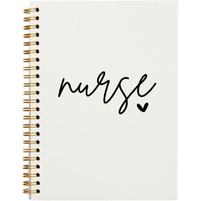 Nurse Gifts Notebook Journal for Work, Nursing Notebook, Nurse Appreciation Gifts, Nursing Student Graduation Gifts, Nursing Student Essentials, College Ruled Hardcover Spiral Notebook 5.5 x 8.3