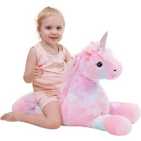 Giant Unicorn Stuffed Animals Plush 47 inch, Large Stuffed Unicorn Plushies, Big Plush Unicorn Gift for Kids Boys, Birthday,Valentine,Christmas