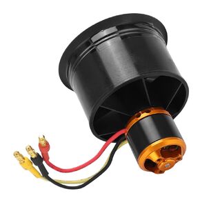 RC Ducted Fan ، QF2611-50MM EDF 12 BLEDES DUCTED مع محرك RC بدون فرشاة لطائرة RC (CCW) 50 مم 3S EDF مروحة