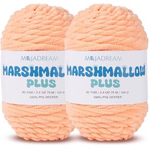 خيوط شنيل ناعمة للغاية و NO DESKENT CHENILLE للكروشيه والحياكة -سهلة للكروشيه مع SPOPRED BLAKE #6 ، 2PACK من 3.5 أوقية/82YDS -خيوط زخرية من الفخامة لليدين بطانية AMIGURUMI