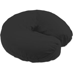 Body Linen Tranquility Microfiber Massage Face Rest Covers for Massage Tables and Chairs - Durable, Lightweight and Extra Soft Microfiber Face Cradle Covers - 10 Pack Mirage Gray