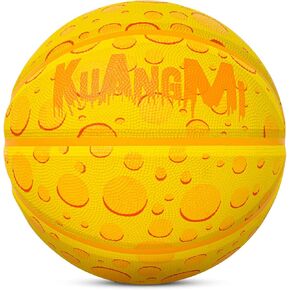 Kuangmi Fancy Basketball, Office Regulation Size 7(29.5"), Rubber Streetball, Made for Indoor Outdoor Basketball Games