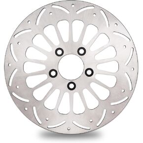 11.5" Rear Brake Rotor Disc Upgrade Fit for Harley Davidson Touring Sportster Softail Dyna Early Super Glide 1984-2017, 420 Stainless Steel Motorcycle Brake Rotor