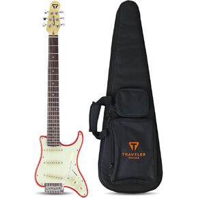 Traveler Guitar Travelcaster Deluxe Electric Guitar (Fiesta Red)