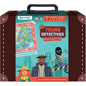 Bloomingo Play Play Kityoung Detective New York Files: كن مخبرًا وحل ألغازًا مثيرة في Newyork ؛ لعبة المباحث المغامرة للأطفال ؛ هدية للبنين والبنات ، حمراء مقاس واحد