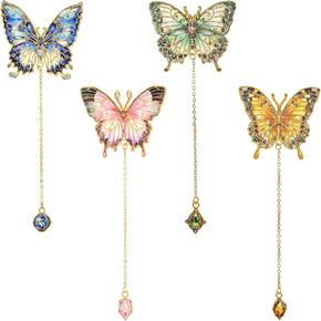 4pcs إشارات معدنية مع سلسلة Lotus Leaf Sercing Hompress Higds Teacher Christmas Gifts فريدة من نوعها هدايا النباتات الأدبية للمؤسسات المحوسين للنساء Grils قراءات كتاب Book Book