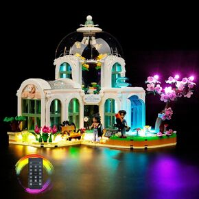 LED Light Light Kit for Lego Friends Botanical Garden 41757 مجموعة البناء ، مجموعة الإضاءة الإبداعية المتوافقة مع LEGO -41757 - RC Verison (الأضواء فقط ، لا مجموعة LEGO)