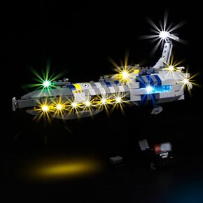 Kyglaring LED Light Kit لـ Lego Invisible Hand (Hand غير مرئي 75377 متوافق) - لا مجموعة من الطوب Lego