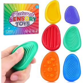 6 حزمة تململ Toy Stone ، لعبة الفقاعات الحسية للأطفال والكبار ، وألعاب الإغاثة القلق ، وشكلين ، وتصميم اسكندنافي الأنيق ، والقوة والشركات ، بصوت عالٍ على كلا الجانبين (حجمي تململ)