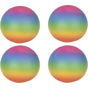 2.4 "Squeezy Fidget Sensory Squishy Sugar Ball ، 4 CT (Marble)
