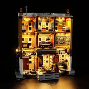ضوء Lightailing لـ LEGO -76408 12 GRIMMAULD PLACE - LED LEVINGING KIT متوافق مع نموذج لبنات البناء LEGO - لم يتم تضمين مجموعة الطراز