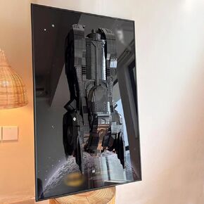 Iluane Display Wallboard for Lego DC Batman 1989 Batmobile 76139 ، Complizibles Collectibles Wall Mount ، Home أو Office Décor (لا توجد سيارة)