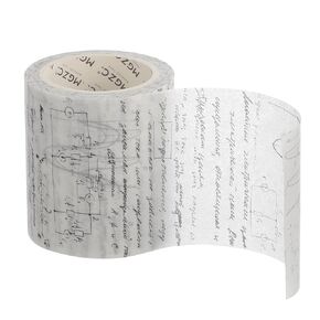 Gadpiparty Multi-Functional Washi Tape Decorative Masking Retro Arts Adhesive Tapes for DIY Crafts, Journaling, and Scrapbooking - 1 Roll, Easy to Tear, Artistic Patterns