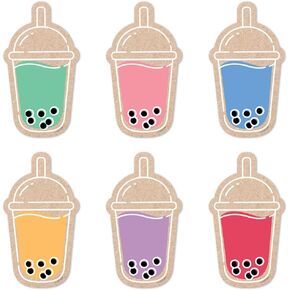 CTP Krafty Pop! Boba Cups 6 "Designer Cutts Top Classroom Factors (Press Creative Teaching 10931)
