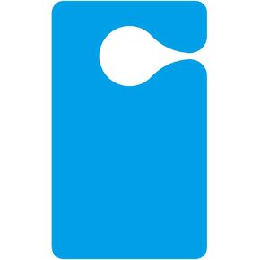 3x5 بوصة 15 PCS تصريح وقوف السيارات الأزرق معلقة علامة فارغة 15 ميل ديي تمريرات مقاومة للعوامل الجوية مرآة مرآة معلقة للموظف مكتب مؤسسات السيارات المقيمة الموظف